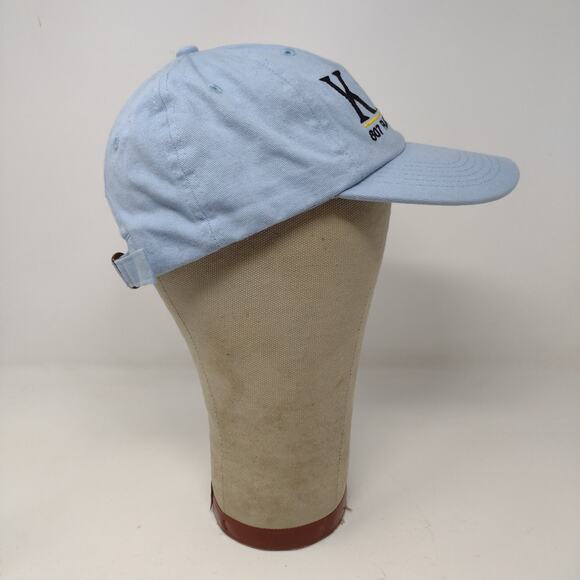 Kappa Alpha Theta Slideback Hat Embroidered Logo Blue Fraternity Sorority - Picture 5 of 10